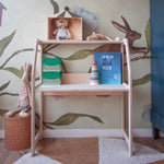 Montessori wooden desk children's room 2-7 years - natural