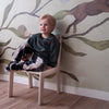 Wooden children’s chair 2-7 years | Toddler seat - natural