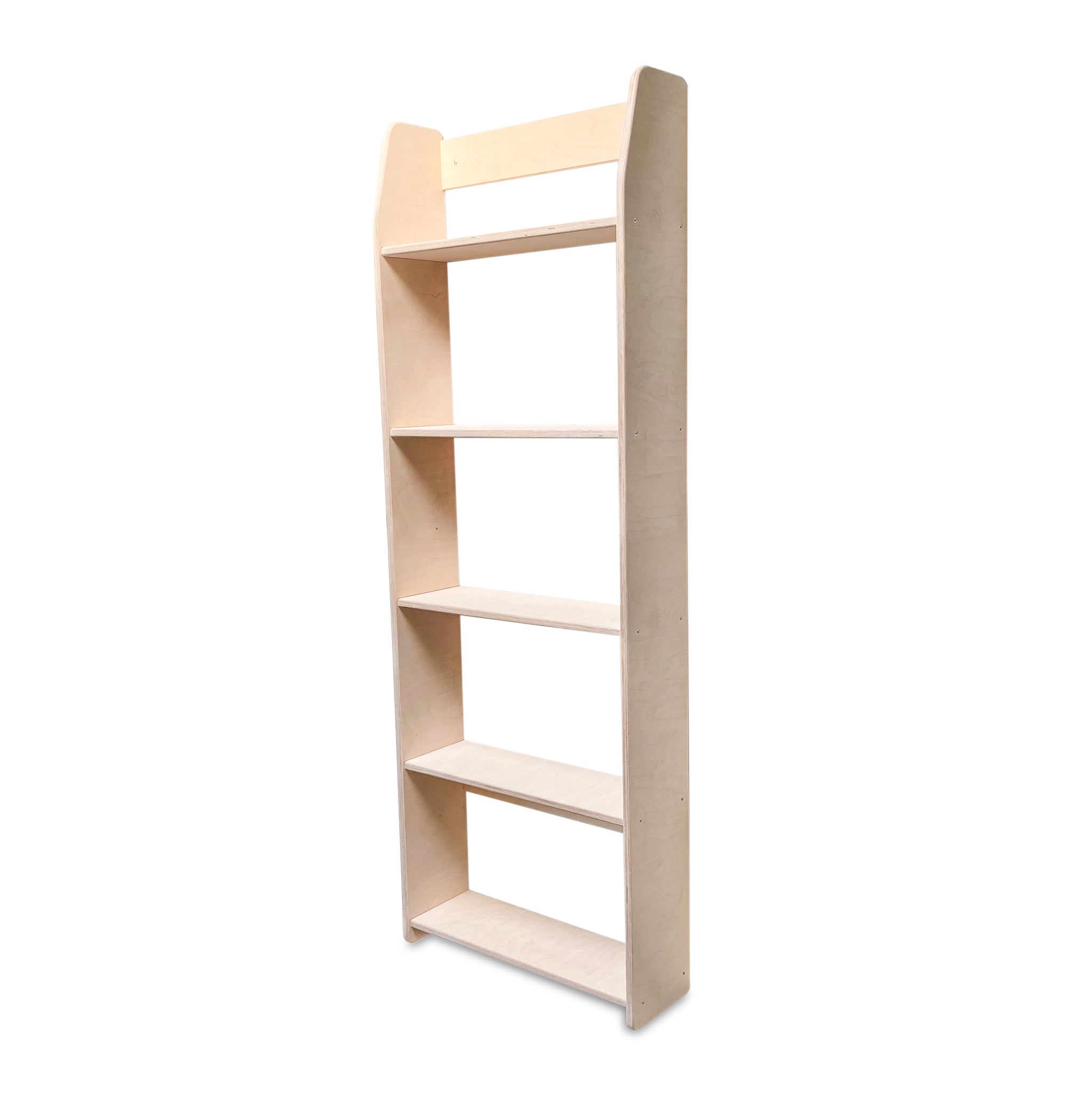 Montessori open wall cabinet children's room | 5 shelves - natural