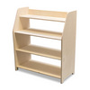 Montessori play furniture | Children's storage furniture 4 shelves - natural