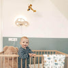 Wooden children’s room wall lamp | Car - toddie.com