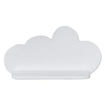 Wooden wall shelf children's room cloud | Wolkie - white