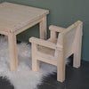 Wooden children’s table, 1-4 years | Kiddo - toddie.com