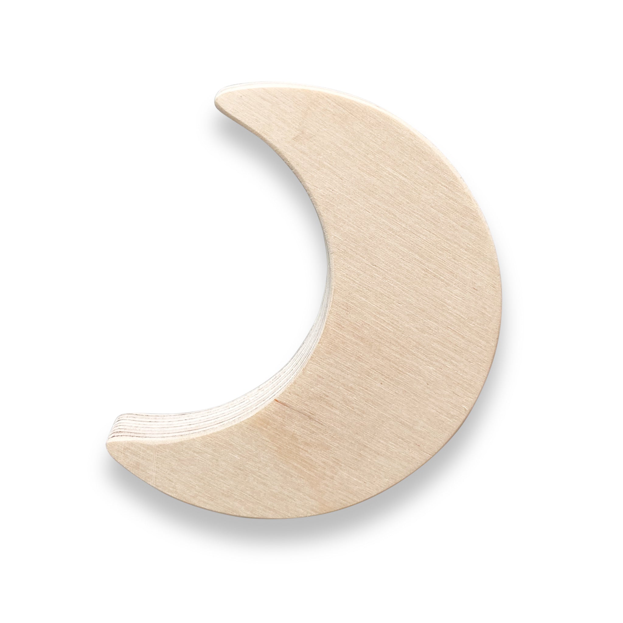 Wooden wall hooks children's room | Star and moon - natural