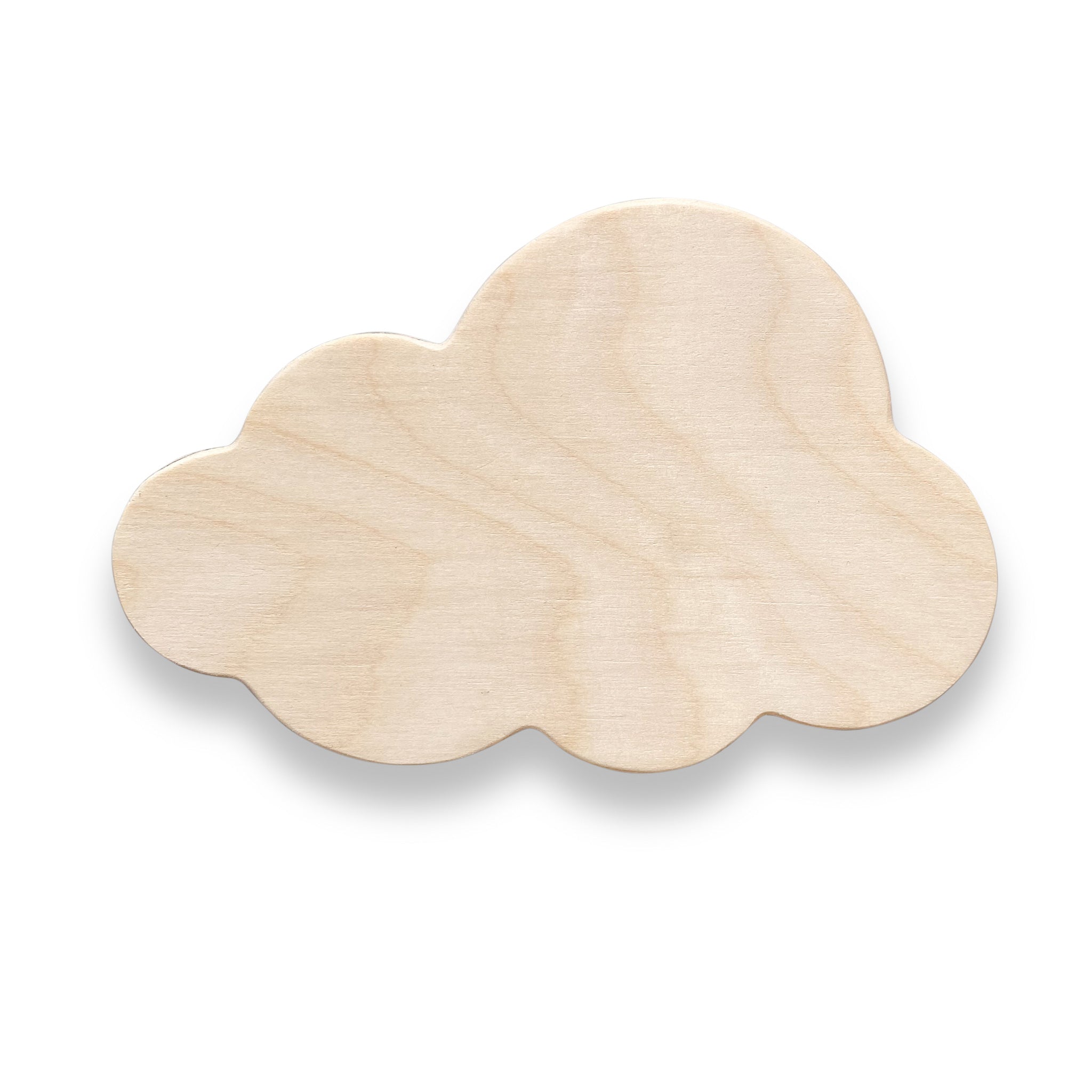 Wooden wall hooks children's room | Moon and cloud - natural