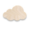 Wooden wall hooks children's room | Star and cloud - natural