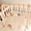 Wooden baby gym, with jungle hangers - toddie.com