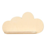 XL wooden wall shelf children's room cloud | Wolkie - naturel