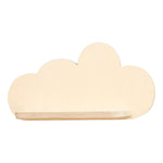 Wooden wall shelf children's room cloud | Wolkie - natural