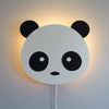 Products Wooden children’s room wall lamp | Panda - toddie.com