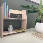 Montessori book wall cabinet children's room | 2 shelves - natural