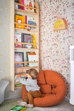 Montessori children's room bookshelf | 5 shelves - natural