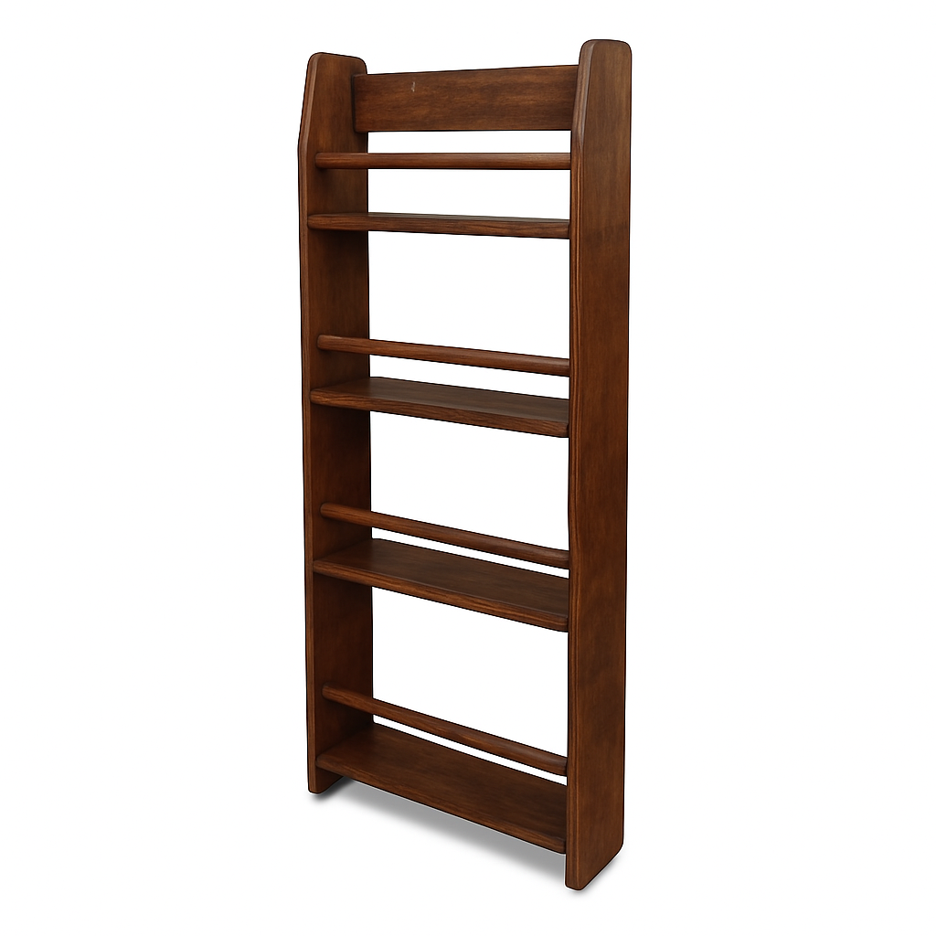 Bibliothèque Montessori pour chambre d'enfant | 4 étagères - naturel