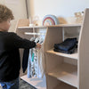 Montessori wardrobe children's room | Children's closet - natural