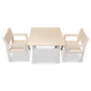 Load image into Gallery viewer, Wooden children&#39;s furniture set 4-7 years | Table + 2 chairs - natural