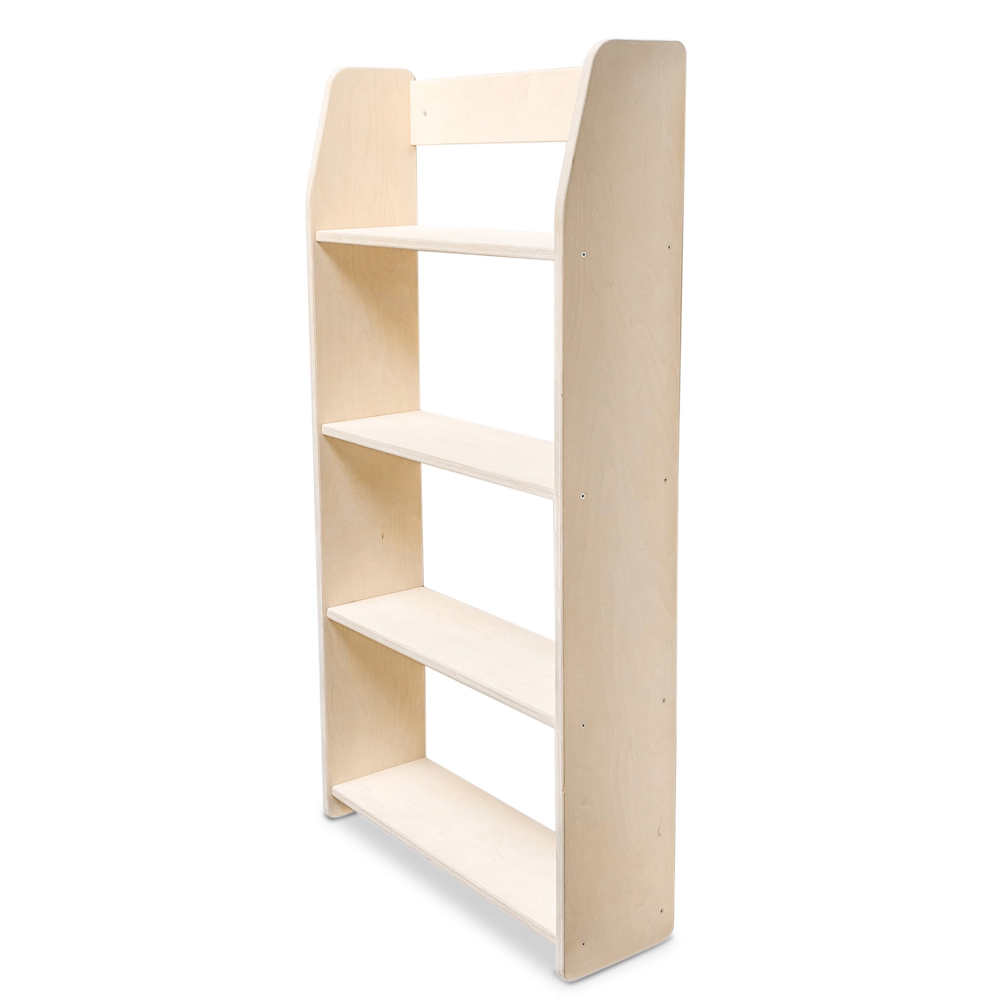 Montessori book wall cabinet children's room | 4 shelves - natural