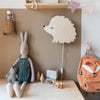 Załaduj obraz do przeglądarki galerii, Wooden wall lamp children&#39;s room | Hedgehog - natural
