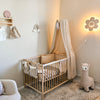 Wooden wall lamp children's room | Flower - natural