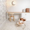 Załaduj obraz do przeglądarki galerii, Wooden wall lamp children&#39;s room | Moon - beige