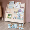 Montessori children's room bookcase | 3 Steps - natural