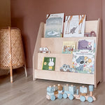 Montessori bookscase children's room | 3 steps - natural