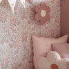 Załaduj obraz do przeglądarki galerii, Wooden wall lamp children&#39;s room | Flower - Terra pink