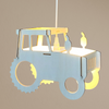 Houten hanglamp kinderkamer | Trekker - blank
