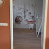 Carregar e reproduzir vídeo no visualizador da Galeria, Wooden wall lamp children&#39;s room | Fox - natural