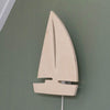 Load image into Gallery viewer, Wooden children’s room wall lamp | Sailing boat - toddie.com