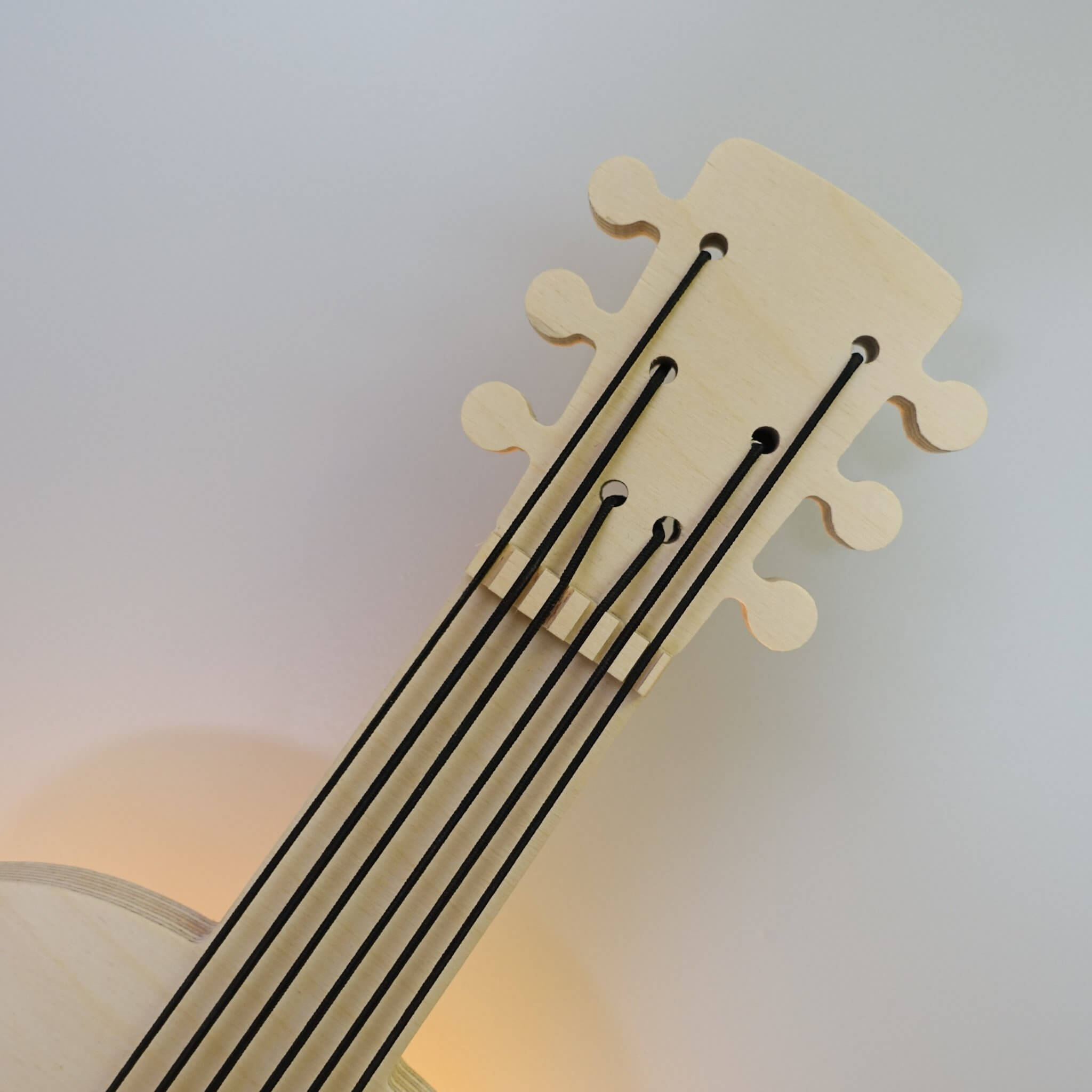 Wooden wall lamp guitar | Night lamp, plywood - toddie.com