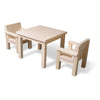 Załaduj obraz do przeglądarki galerii, Little wooden children’s furniture set, 1-3 years | Kiddo | table + 2 chairs - toddie.com