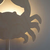 Wooden children’s room wall lamp | Crab, plywood - toddie.com