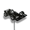 Załaduj obraz do przeglądarki galerii, Wooden children’s room wall lamp | Racing car, Formula 1 black - toddie.com