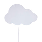 Wooden wall lamp children's room | Cloud - white