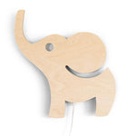 Wooden wall lamp children's room | Elephant - natural