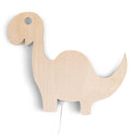 Wooden wall lamp children's room | Dino - natural