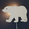 Load image into Gallery viewer, Wooden children’s room wall lamp | Polar bear - toddie.com