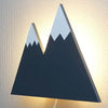 Załaduj obraz do przeglądarki galerii, Wooden children’s room wall lamp | Mountains - toddie.com