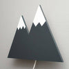Load image into Gallery viewer, Wooden children’s room wall lamp | Mountains - toddie.com