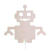 Załaduj obraz do przeglądarki galerii, Wooden children’s room wall lamp | Robot - toddie.com
