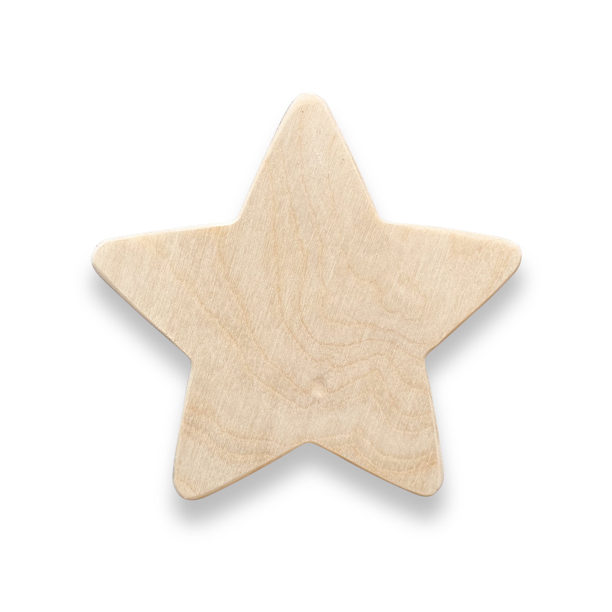 Wooden wall hooks children's room | Star and moon - natural