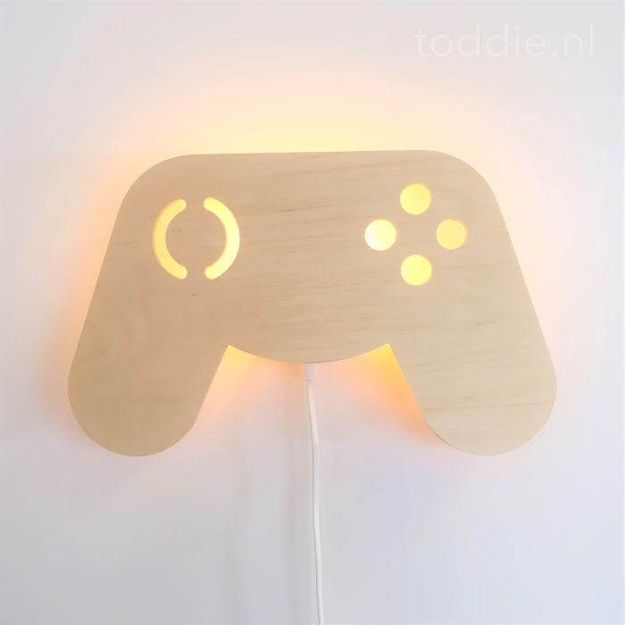 Wooden children’s room wall lamp | Game Console - toddie.com