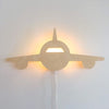 Załaduj obraz do przeglądarki galerii, Wooden children’s room wall lamp | Aeroplane - toddie.com