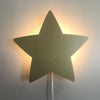 Wooden children’s room wall lamp | Star - gold - toddie.com