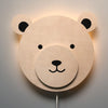 Wooden children’s room wall lamp | Teddy, plywood - toddie.com