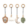 Load image into Gallery viewer, Baby gym hangers, jungle - felt and wooden beads - toddie.com