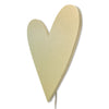 Załaduj obraz do przeglądarki galerii, Wooden children’s room wall lamp | Heart, gold - toddie.com