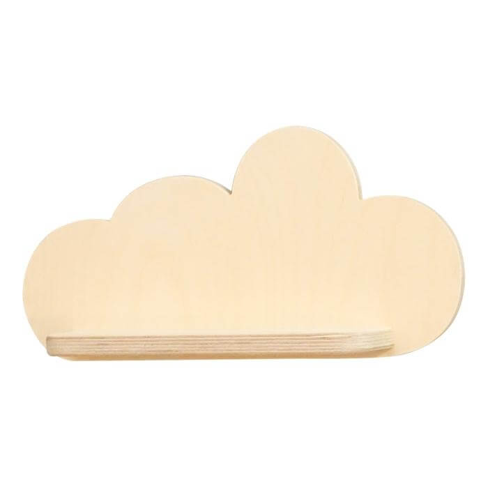 X-Large wooden children’s room cloud wall shelf | Cloud - toddie.com