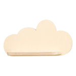 Wooden wall shelf cloud | Cloud children's room shelf - natural
