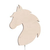 Load image into Gallery viewer, Wooden children’s room wall lamp | Horse - plywood - toddie.com